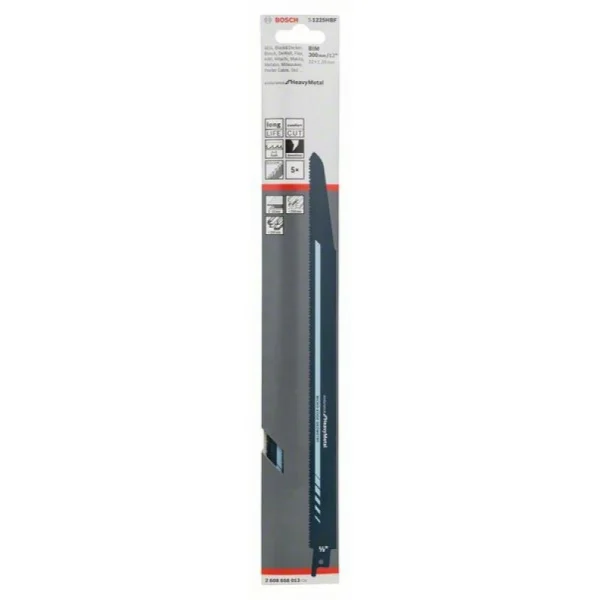 Пильное полотно S 1225 HBF Endurance for Heavy Metal Bosch 2608658013 — изображение 2