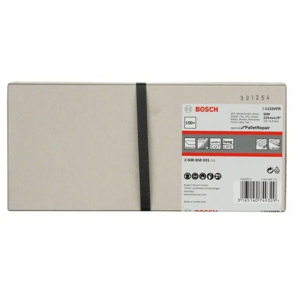 Пильное полотно S 1122 VFR Special for Pallet Repair Bosch 2608658031 — изображение 2