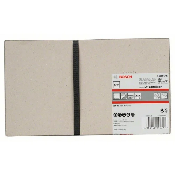 Пильное полотно S 1125 VFR Special for Pallet Repair Bosch 2608658037 — изображение 2