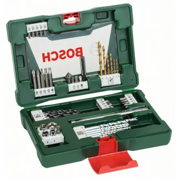 Набор TiN-сверл и насадок-бит V-Line с магнитным захватом из 48 шт. Bosch 2607017314