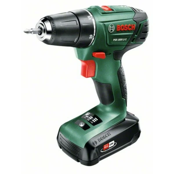 Аккумуляторная дрель-шуруповерт Bosch PSR 1800 LI-2 06039A3120