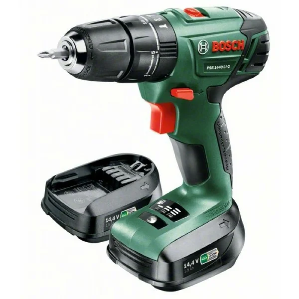 Аккумуляторная ударная дрель-шуруповерт Bosch PSB 1440 LI-2 (06039A3221)