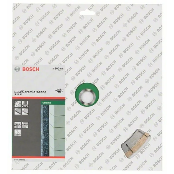 Алмазный диск Best for Ceramic and Stone 300x25,40x1,8x10 мм Bosch 2608603602 — изображение 2
