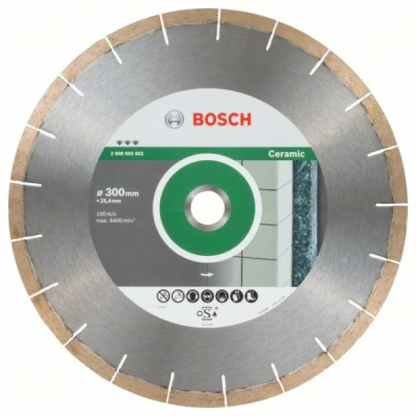 Алмазный диск Best for Ceramic and Stone 300x25,40x1,8x10 мм Bosch 2608603602