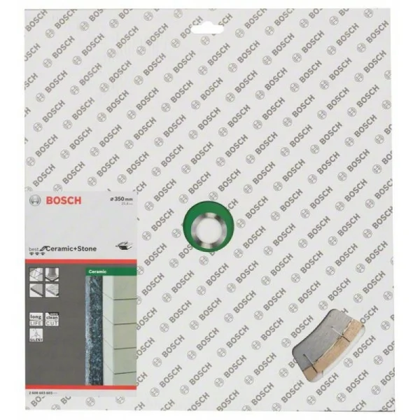 Алмазный диск Best for Ceramic and Stone 350x25,40x1,8x10 мм Bosch 2608603603 — изображение 2