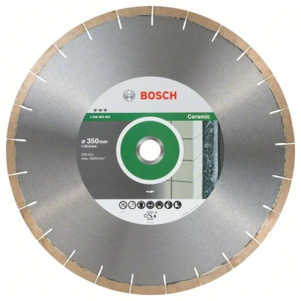 Алмазный диск Best for Ceramic and Stone 350x25,40x1,8x10 мм Bosch 2608603603