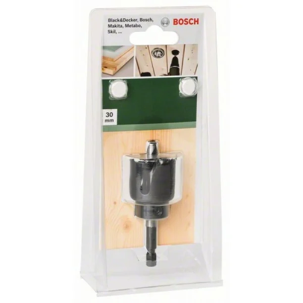 Коронка для отверстий под споты 30 мм Bosch 2609256D02 — изображение 2