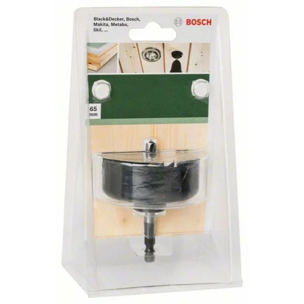 Коронка для отверстий под споты 65 мм Bosch 2609256D07 — изображение 2