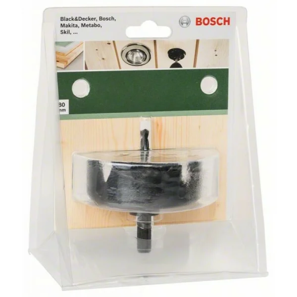 Коронка для отверстий под споты 80 мм Bosch 2609256D11 — изображение 2