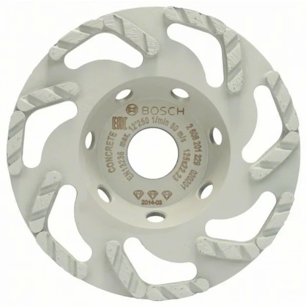 Алмазный чашечный шлифкруг Best for Concrete 125x22,23x4,5 мм Bosch 2608201229