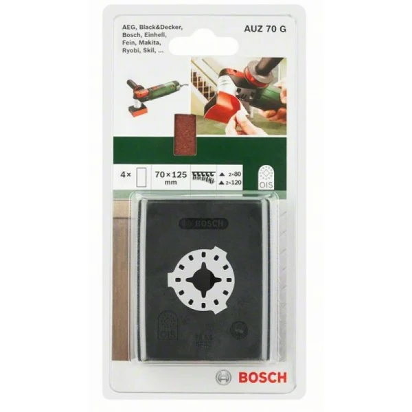 Профиль для шлифования AUZ 70 G 70 мм Bosch 2609256D18 — изображение 2
