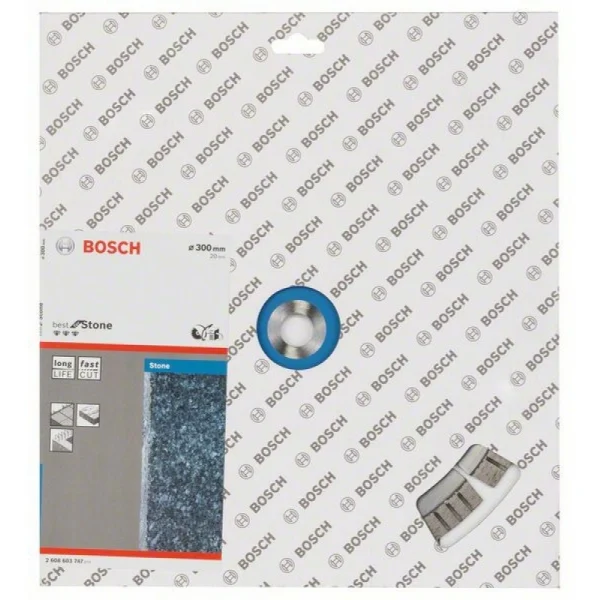 Алмазный диск Best for Stone 300x20,00x2,8x15 мм Bosch 2608603747 — изображение 2