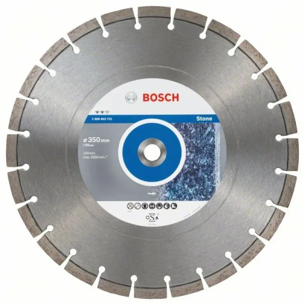 Алмазный диск Expert for Stone 350x20,00x3,2x12 мм Bosch 2608603751