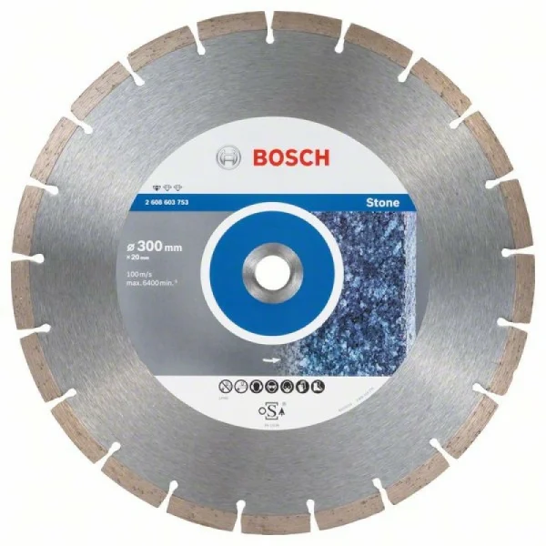 Алмазный диск Standard for Stone 300x20,00x3,1x10 мм Bosch 2608603753