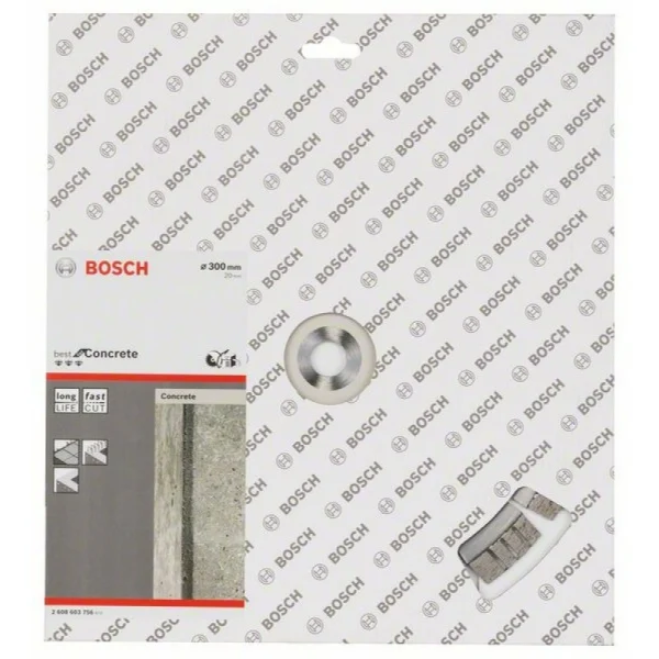 Алмазный диск Best for Concrete 300x20,00x2,8x15 мм Bosch 2608603756 — изображение 2