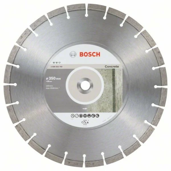 Алмазный диск Expert for Concrete 350x20,00x3,2x12 мм Bosch 2608603760