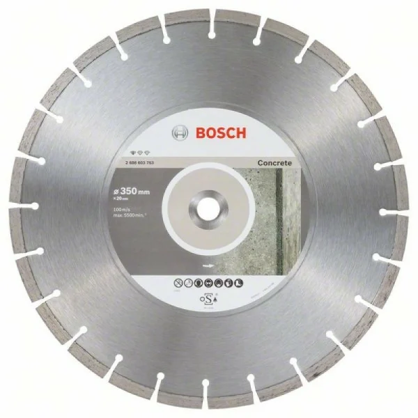 Алмазный диск Standard for Concrete 350x20,00x2,8x10 мм Bosch 2608603763