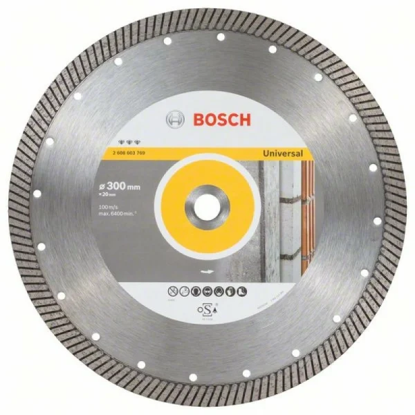 Алмазный диск Best for Universal Turbo 300x20,00x3x15 мм Bosch 2608603769