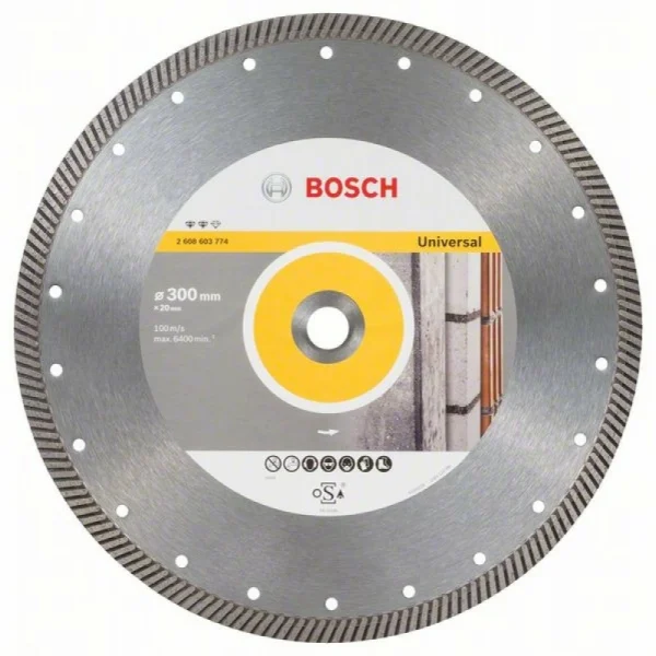 Алмазный диск Expert for Universal Turbo 300x20,00x2,2x12 мм Bosch 2608603774