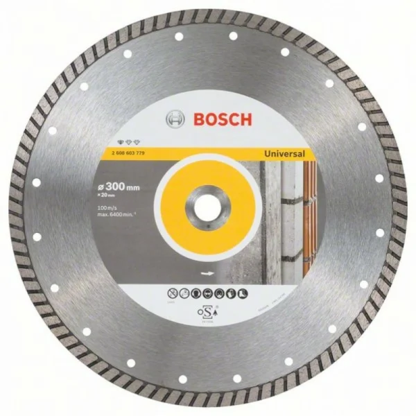 Алмазный диск Standard for Universal Turbo 300x20,00x3x10 мм Bosch 2608603779