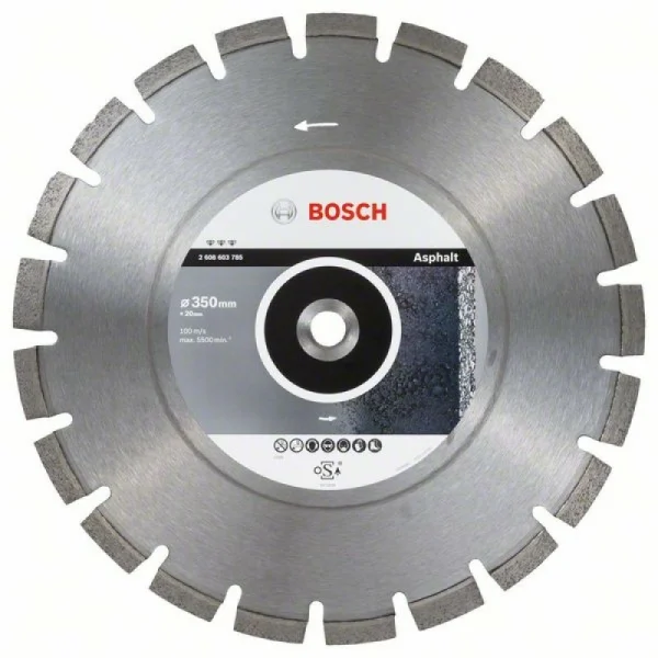 Алмазный диск Best for Asphalt 350x20,00x3,2x12 мм Bosch 2608603785