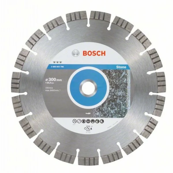 Алмазный диск Best for Stone 300x25,40x2,8x15 мм Bosch 2608603790