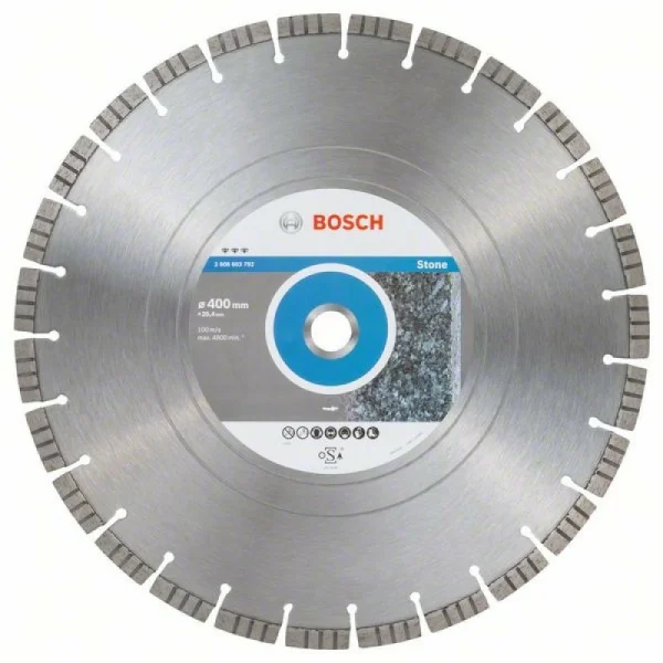 Алмазный диск Best for Stone 400x25,40x3,2x12 мм Bosch 2608603792