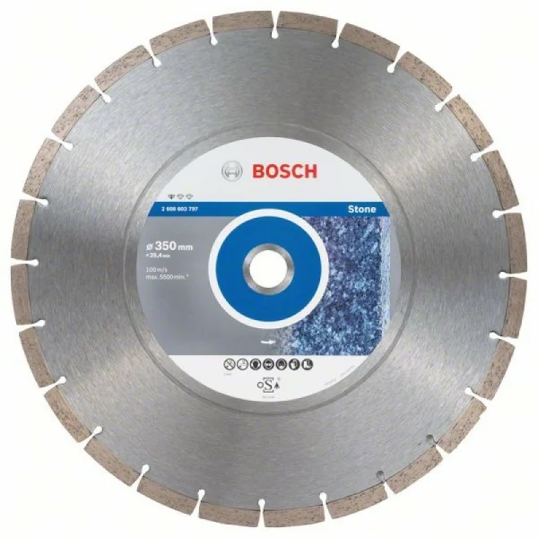 Алмазный диск Standard for Stone 350x25,40x3,1x10 мм Bosch 2608603797