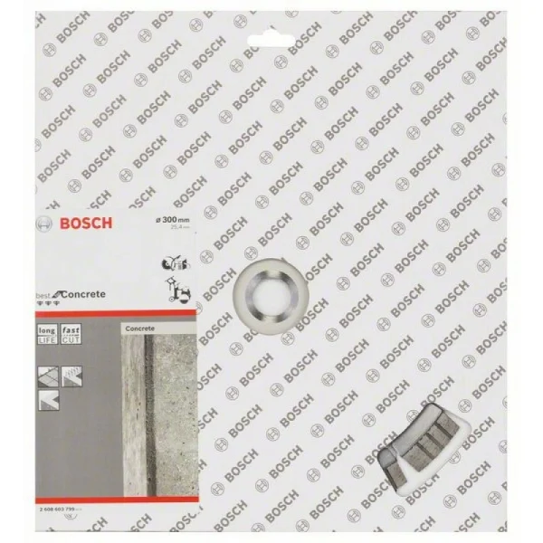 Алмазный диск Best for Concrete 300x25,40x2,8x15 мм Bosch 2608603799 — изображение 2