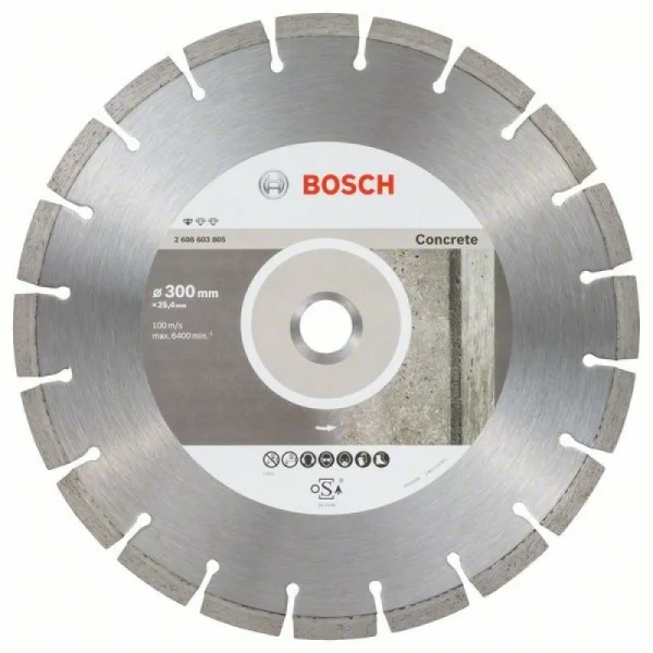 Алмазный диск Standard for Concrete 300x25,40x2,8x10 мм Bosch 2608603805