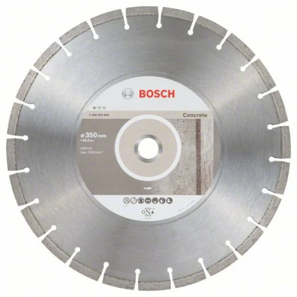 Алмазный диск Standard for Concrete 350x25,40x2,8x10 мм Bosch 2608603806