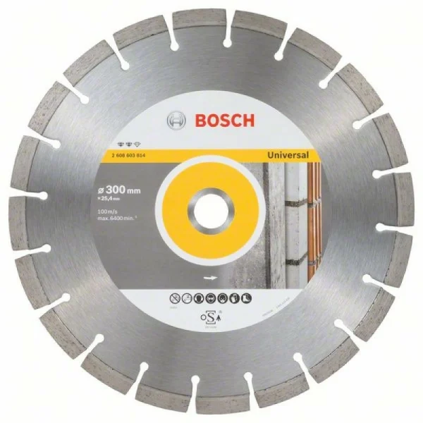 Алмазный отрезной диск Expert for Universal 300x25,40x2,8x12 мм Bosch 2608603814