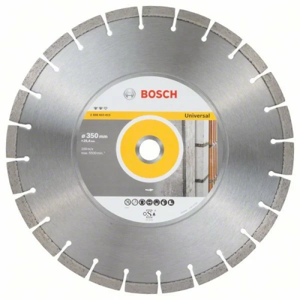 Алмазный отрезной диск Expert for Universal 350x25,40x3,2x12 мм Bosch 2608603815