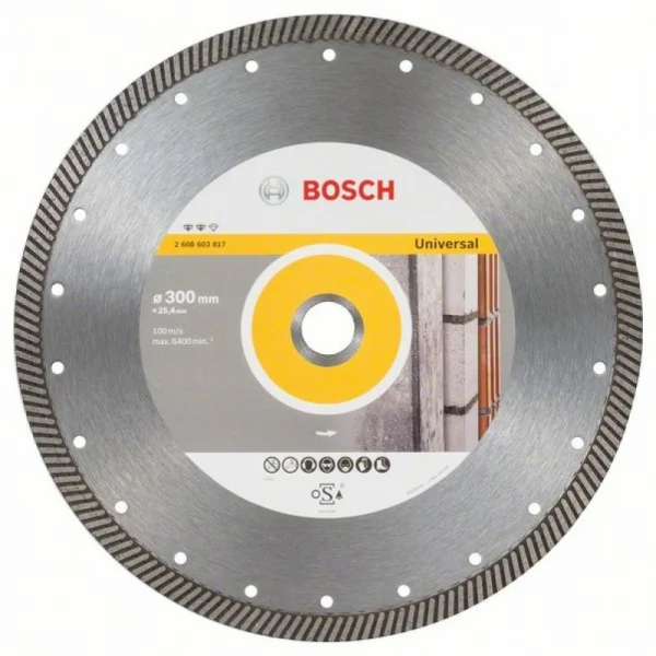 Алмазный диск Expert for Universal Turbo 300x25,40x2,2x12 мм Bosch 2608603817