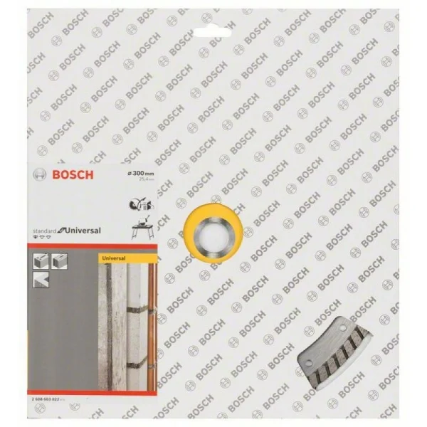 Алмазный диск Standard for Universal Turbo 300x25,40x3x10 мм Bosch 2608603822 — изображение 2