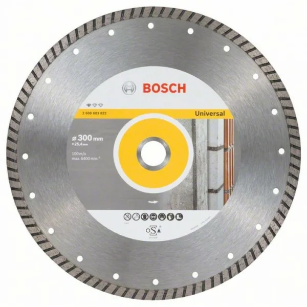 Алмазный диск Standard for Universal Turbo 300x25,40x3x10 мм Bosch 2608603822