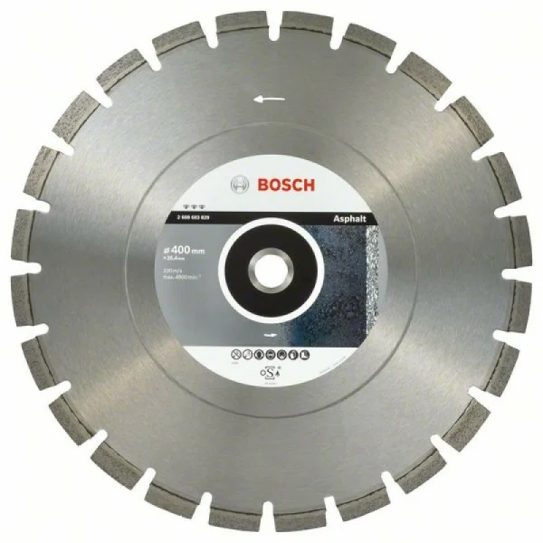 Алмазный диск Best for Asphalt 400x25,40x3,2x12 мм Bosch 2608603829