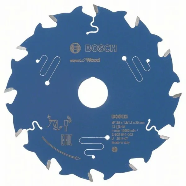 Пильный диск Expert for Wood 120x20x1,8 мм, 12 Bosch 2608644003