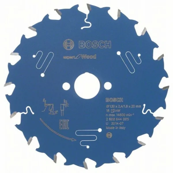 Пильный диск Expert for Wood 130x20x2,4 мм, 16 Bosch 2608644005