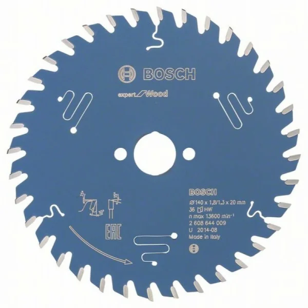 Пильный диск Expert for Wood 140x20x1,8 мм, 36 Bosch 2608644009