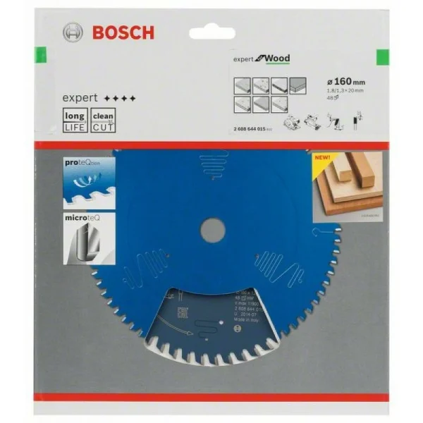 Пильный диск Expert for Wood 160x20x1,8 мм, 48 Bosch 2608644015 — изображение 2