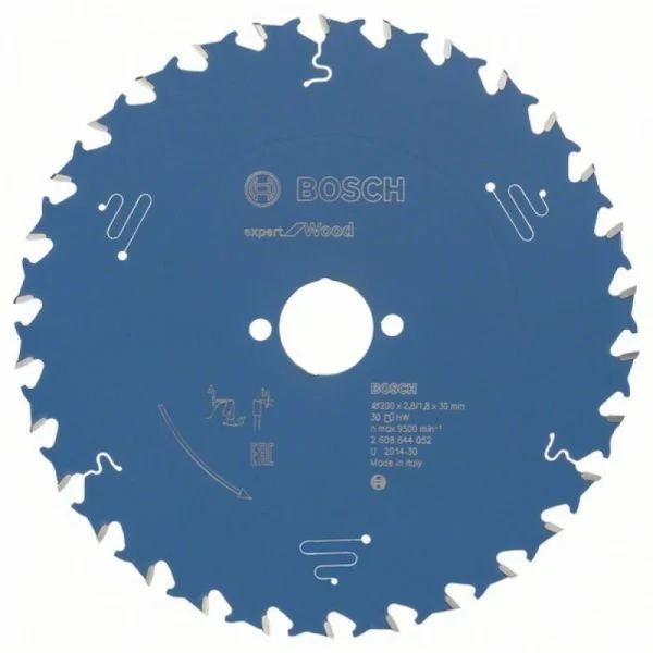 Пильный диск Expert for Wood 200x30x2,8 мм, 30 Bosch 2608644052