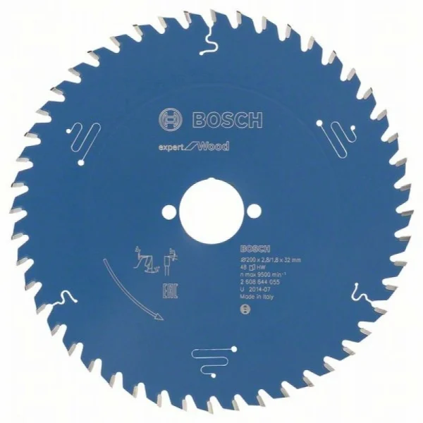 Пильный диск Expert for Wood 200x32x2,8 мм, 48 Bosch 2608644055