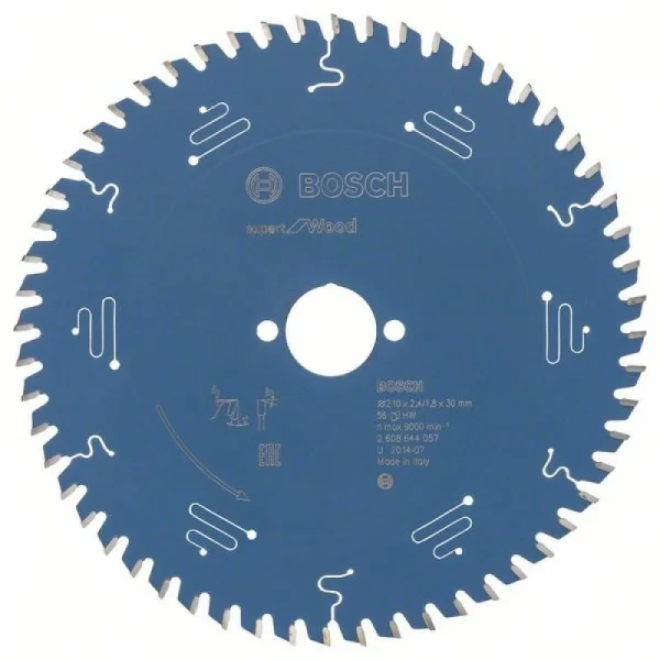Пильный диск Expert for Wood 210x30x2,4 мм, 56 Bosch 2608644057