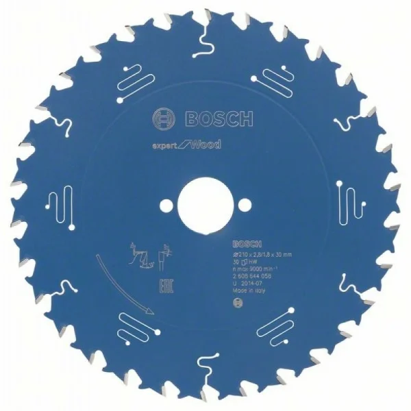 Пильный диск Expert for Wood 210x30x2,8 мм, 30 Bosch 2608644058