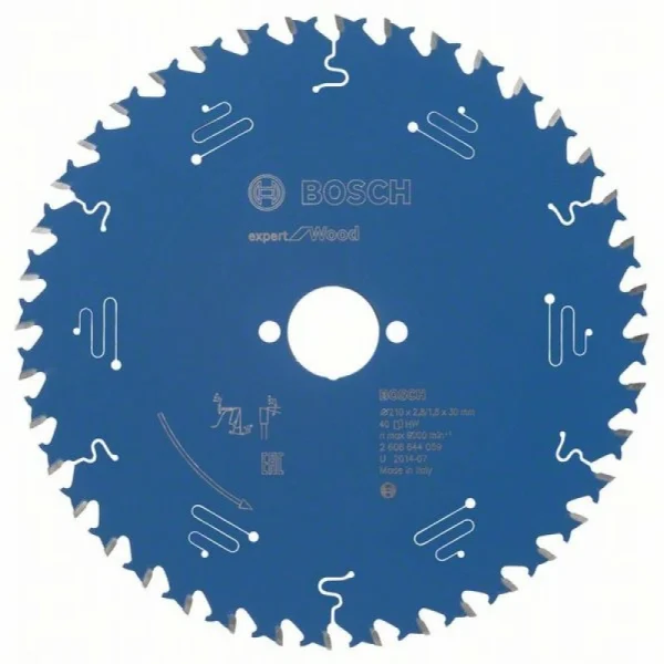 Пильный диск Expert for Wood 210x30x2,8 мм, 40 Bosch 2608644059