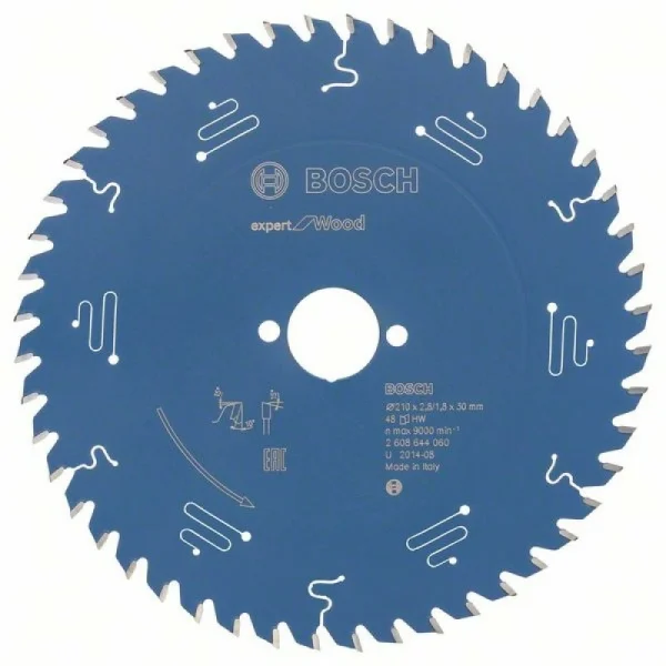 Пильный диск Expert for Wood 210x30x2,8 мм, 48 Bosch 2608644060