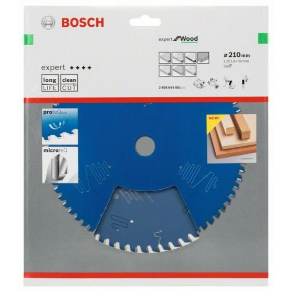 Пильный диск Expert for Wood 210x30x2,8 мм, 56 Bosch 2608644061 — изображение 2