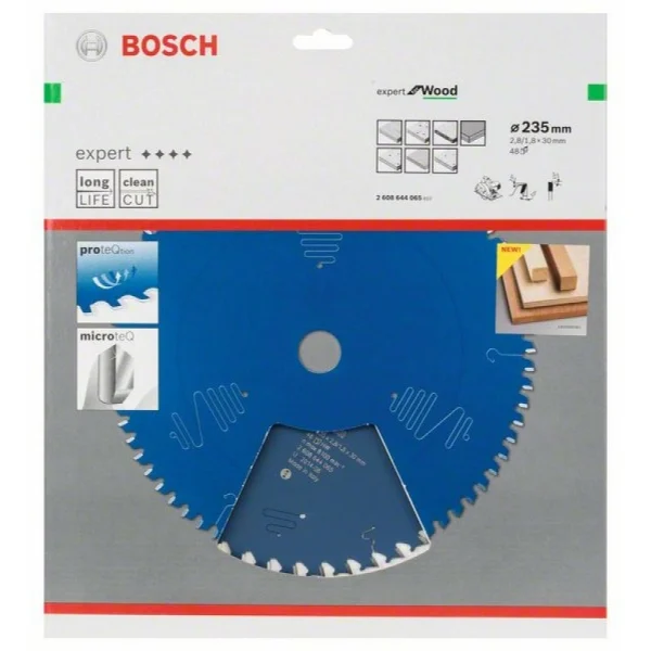 Пильный диск Expert for Wood 235x30x2,8 мм, 48 Bosch 2608644065 — изображение 2