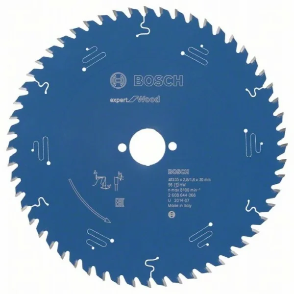 Пильный диск Expert for Wood 235x30x2,8 мм, 56 Bosch 2608644066